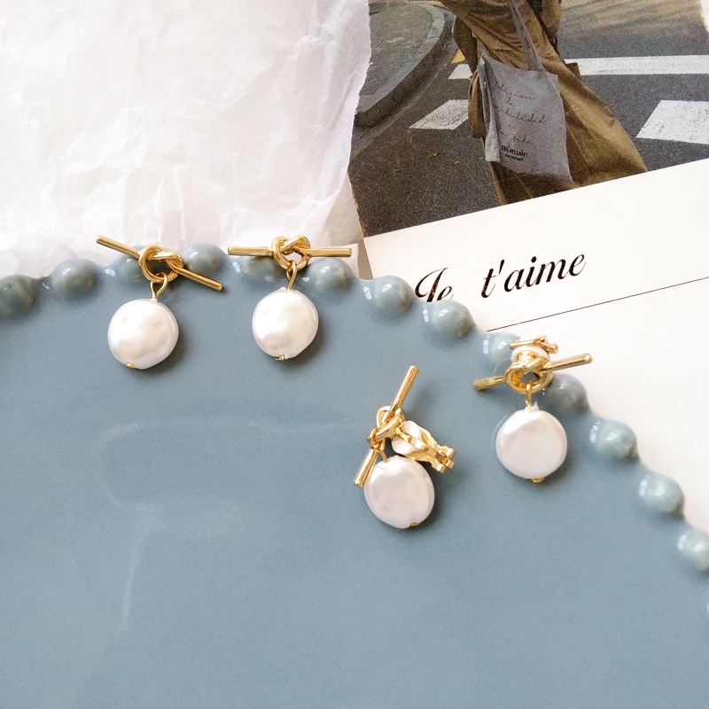 

Cute Sweet Small Pearls Earring, Holiday Party Earrings