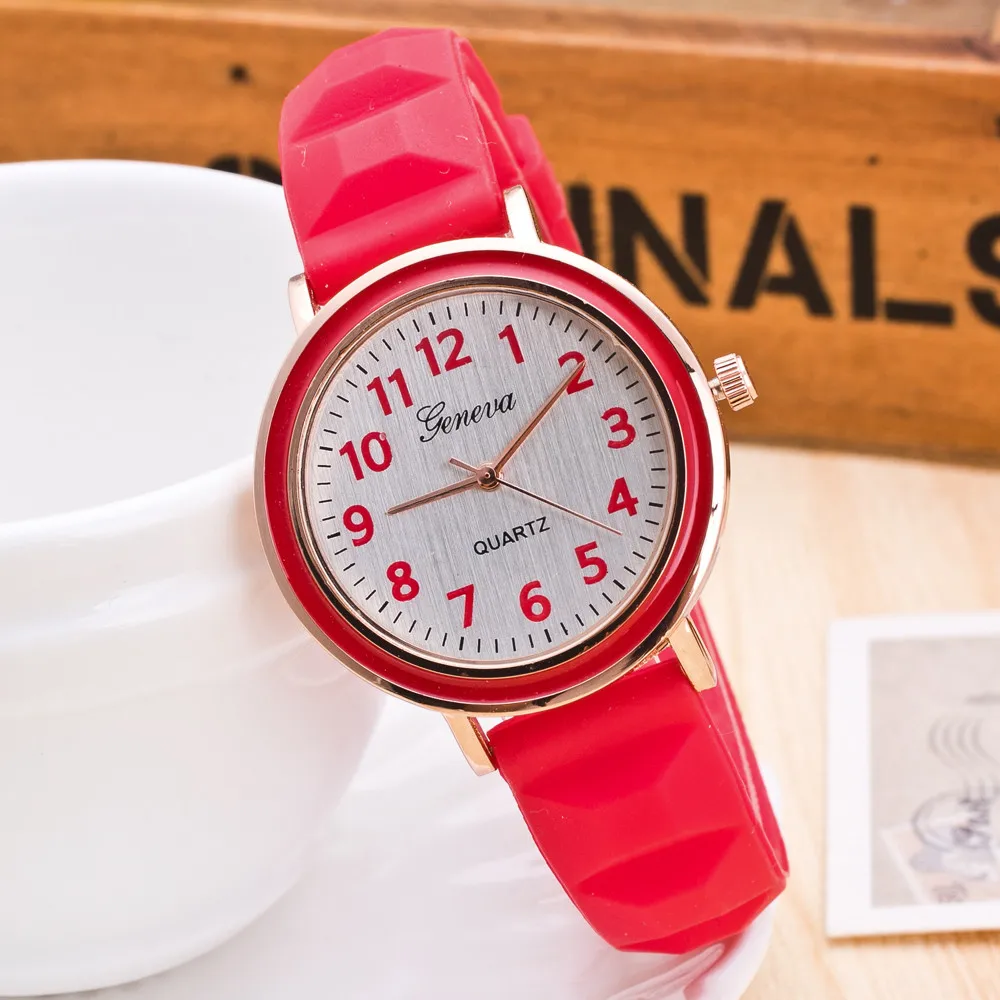 Timezone#301 новые модные женские часы с круглым циферблатом и силиконовым ремешком, Кварцевые аналоговые наручные часы, женские часы