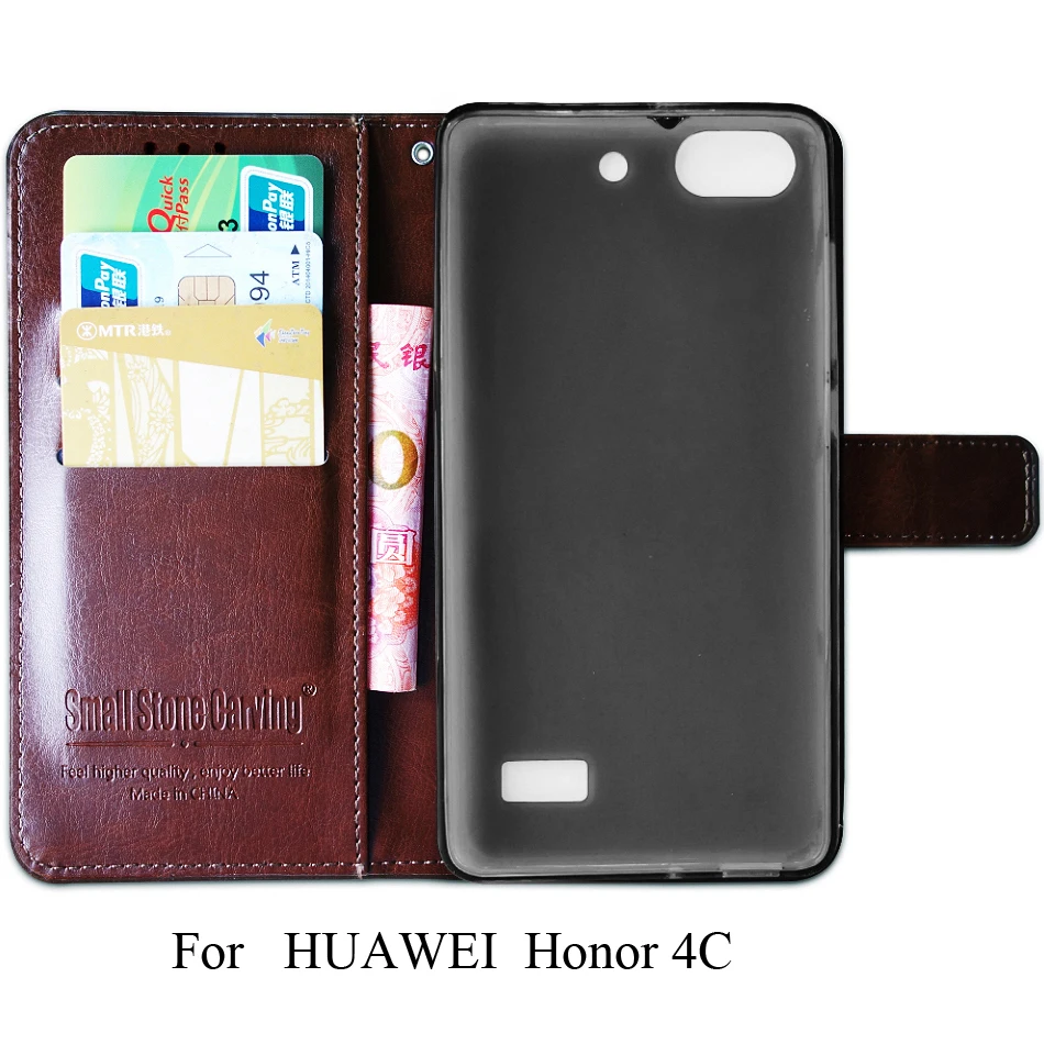 Силиконовый кожаный чехол для Huawei Honor 4C Pro TIT L01 U02 HUAWEI Y6 Y6Pro с откидной крышкой