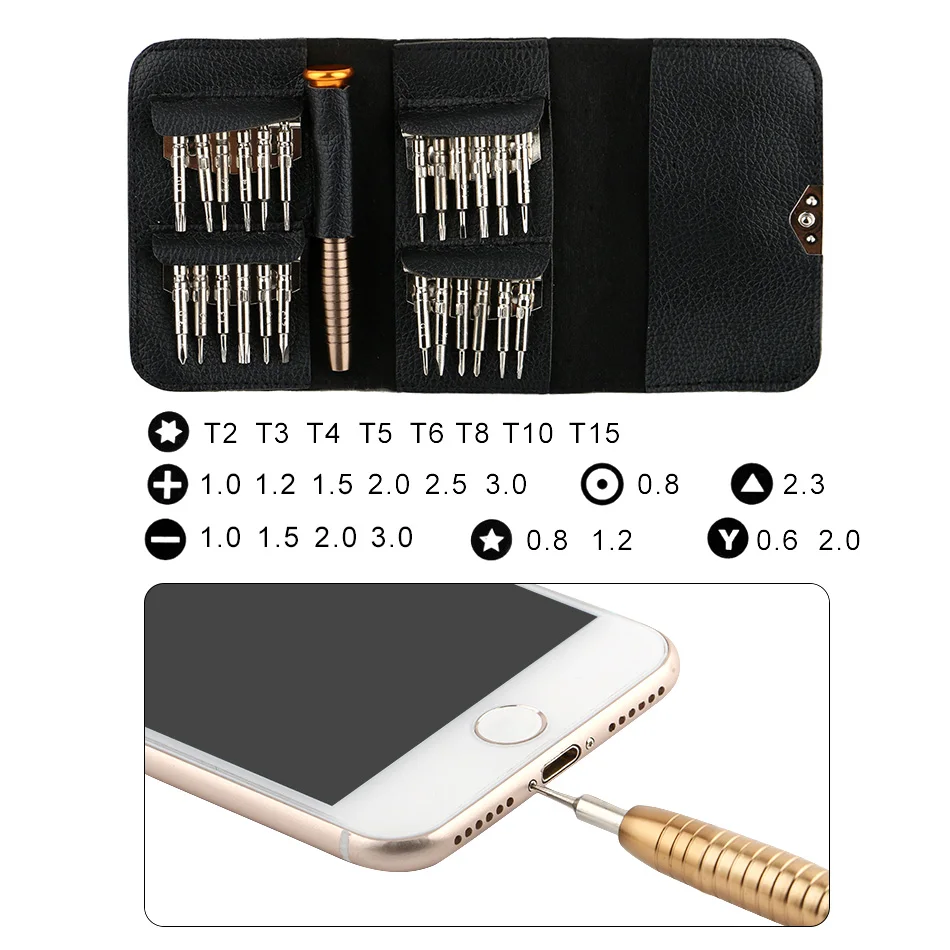 DIYFIX 48 в 1 отвертка Torx инструмент для ремонта мобильных телефонов набор ручных инструментов для iPhone MacBook Xiaomi Tablet PC маленький набор игрушек