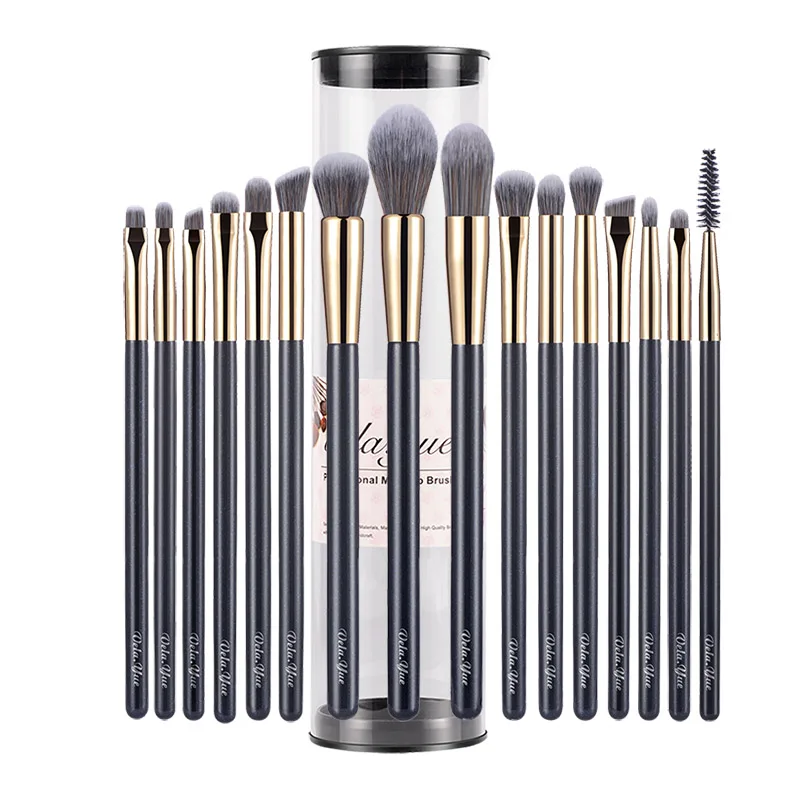 16pcs With Box Профессиональный набор кистей для макияжа лица, щек, глаз, губ, пудры, тонального крема, румян, теней, подсветки, контура, смешивание; красота, набор инструментов - Handle Color: 16pcs With Box