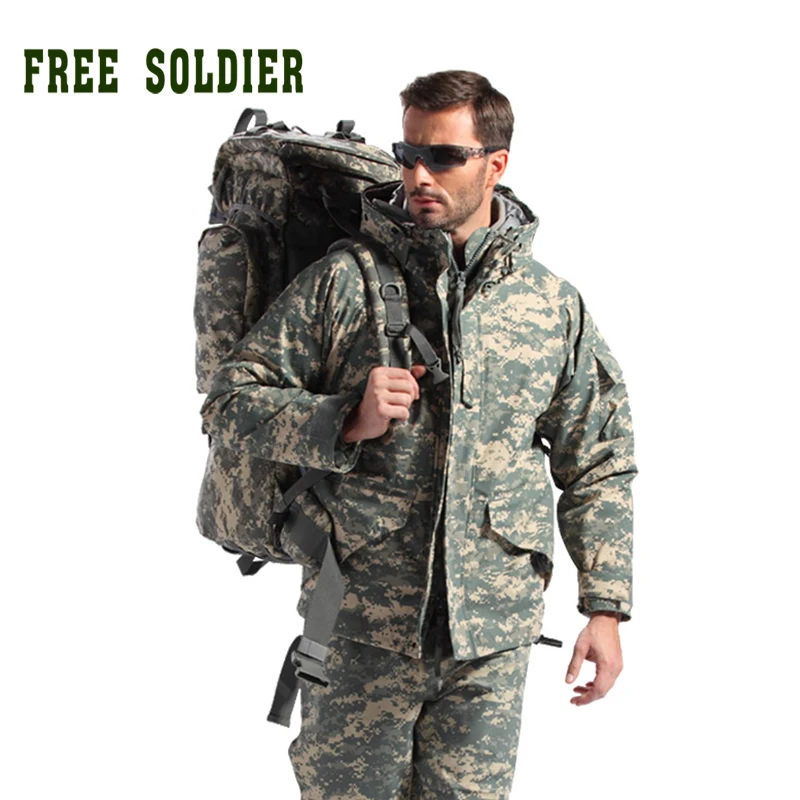 FREE SOLDIER Наружная флисовая ткань утолщенный вкладыш и защита от ветра утепление