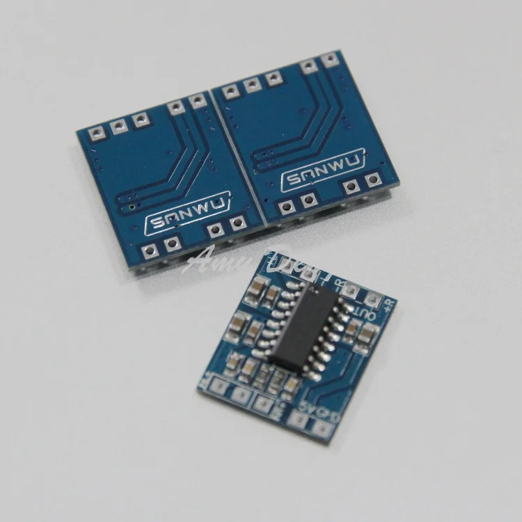 20 шт./лот Мини цифровой усилитель мощности плата USB5V блок питания двухканальный