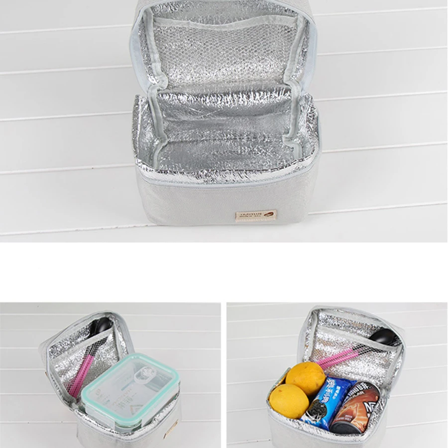 Сумка кулер водонепроницаемая нейлоновая практичная маленькая портативная