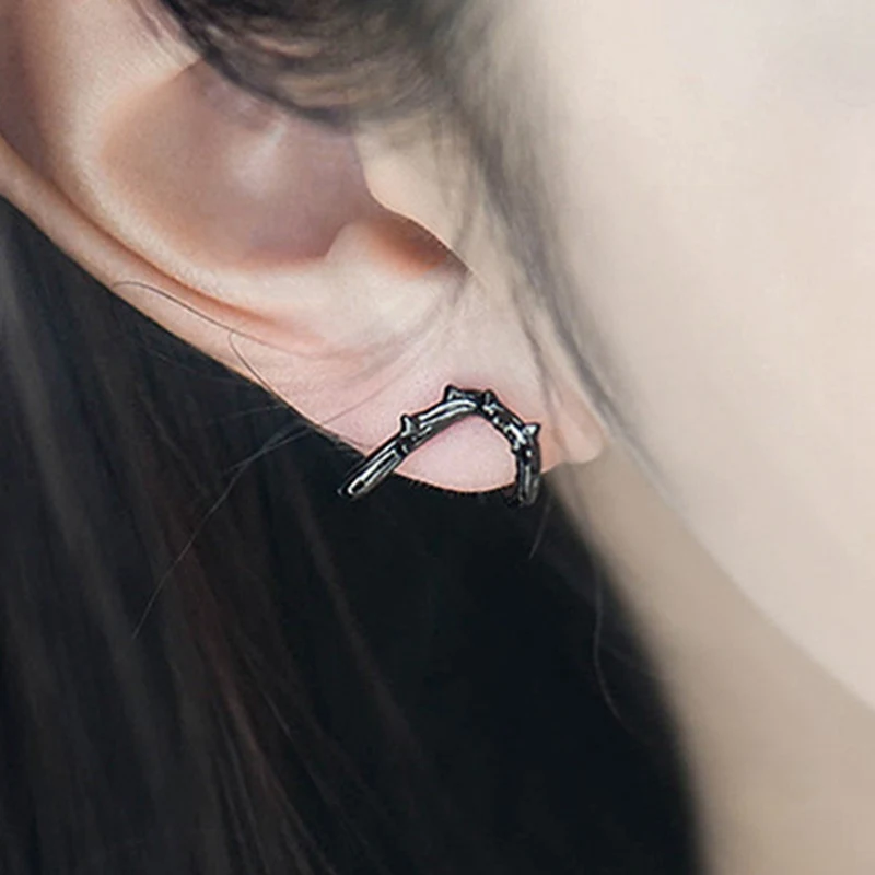 Женские асимметричные серьги гвоздики с шипами|earrings stud|womens earings studsfashion studs |