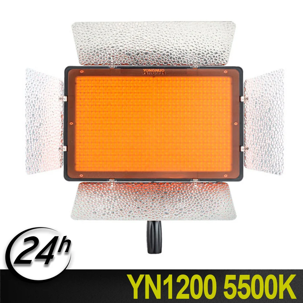 Yongnuo YN1200 + адаптер питания 5500K белый 9300LM CRI95 1200 SMD Led видео заполняющий свет