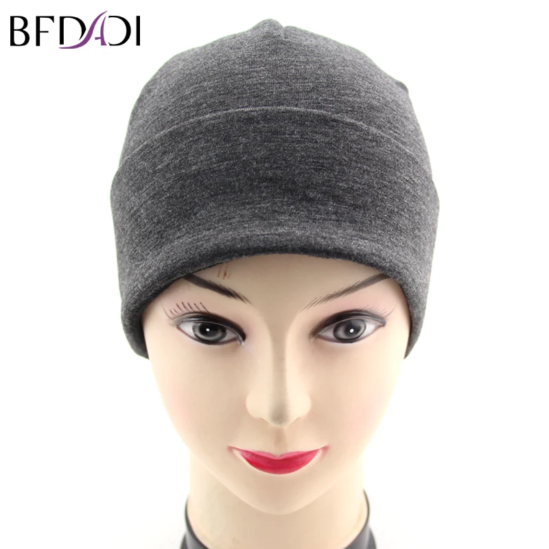

BFDADI 2021 Solid Color Unisex Men Women Skullies Hedging Cap Knit Knitting Layer Beanies Caps Bonnet Hat