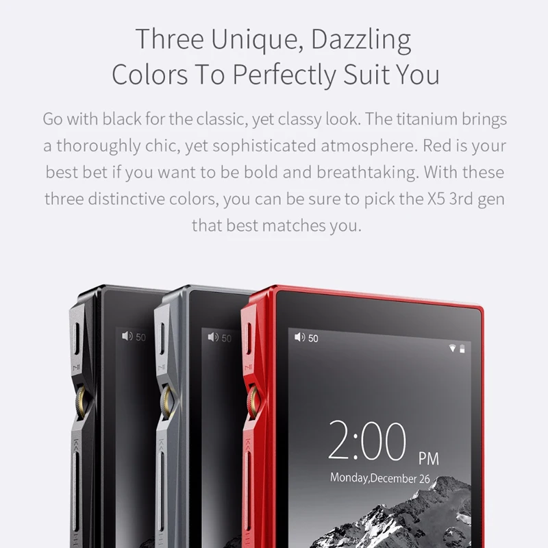 Музыкальный плеер Fiio X5III X5 3nd Gen 32 ГБ/x5s X5IIIS 64 Гб MP3 HIFI без потерь сбалансированный