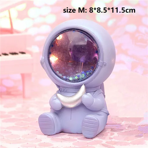 moon size M Galaxy Guardian светодиодный Ночной светильник мультфильм детские Звезда лампы в виде Луны астронавт Настольный декоративный светильник s для малышей и детей постарше детские игрушки подарок на день рождения - Испускаемый цвет: moon size M
