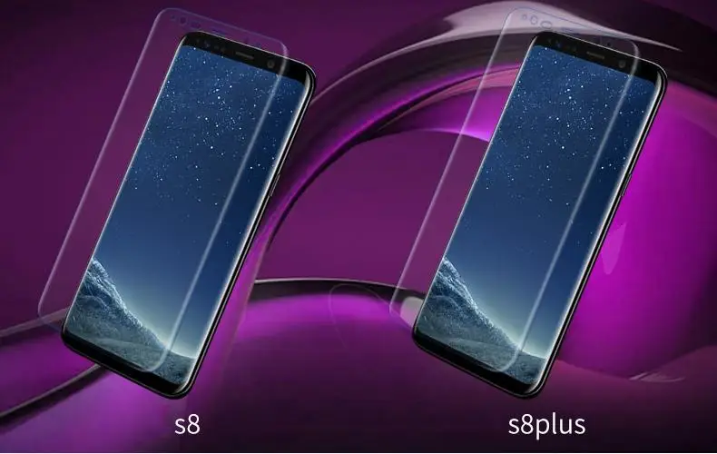 Для Samsung Galaxy S8 S8Plus S7 Edge S6 Plus полное покрытие защита экрана 3D TPU изогнутая пленка