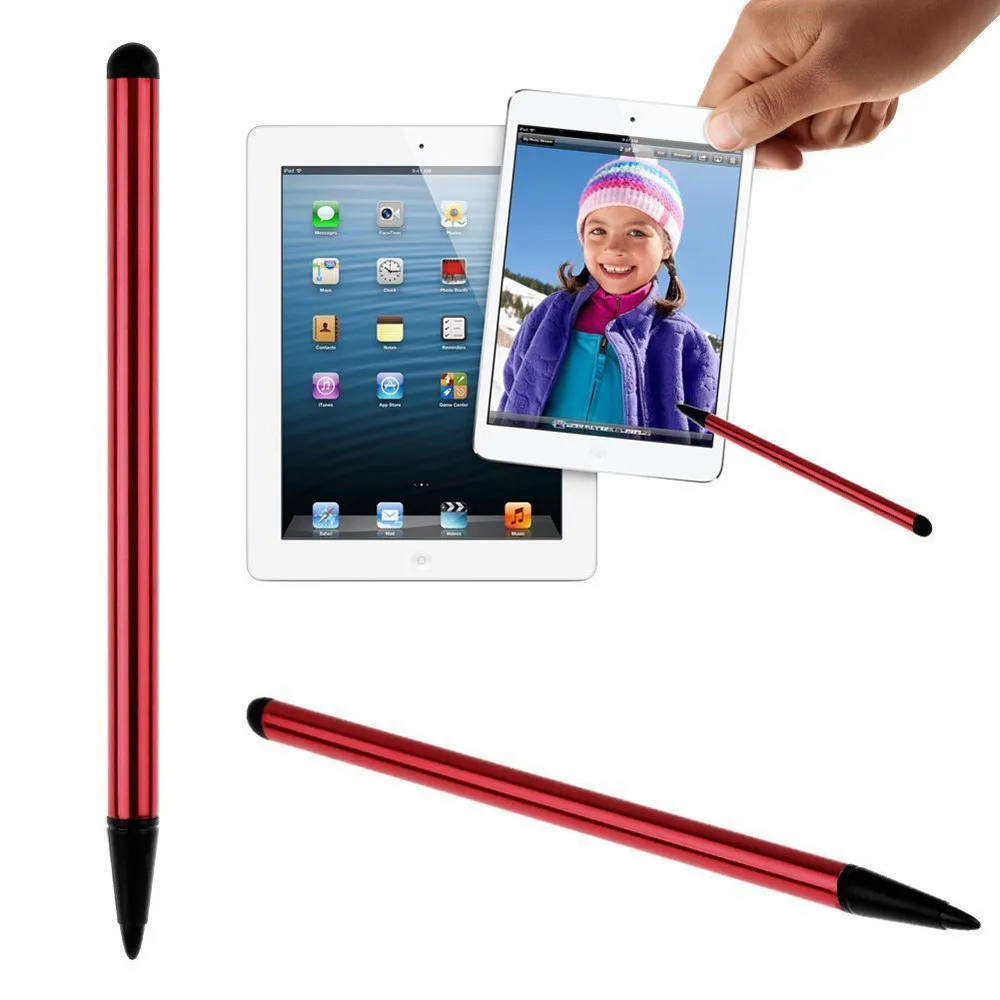 Двухсторонняя ручка для планшета iPad стилус сенсорного экрана универсальный iPhone