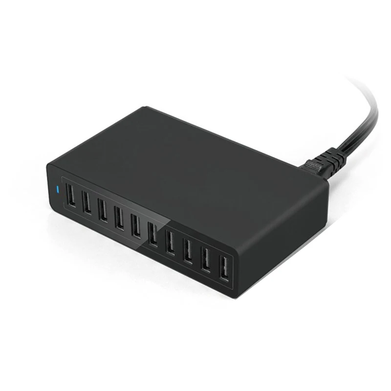 PowerPort 10 USB Зарядное устройство 2A PowerIQ телефон 50 W 5 V/10A быстрая мультизарядная
