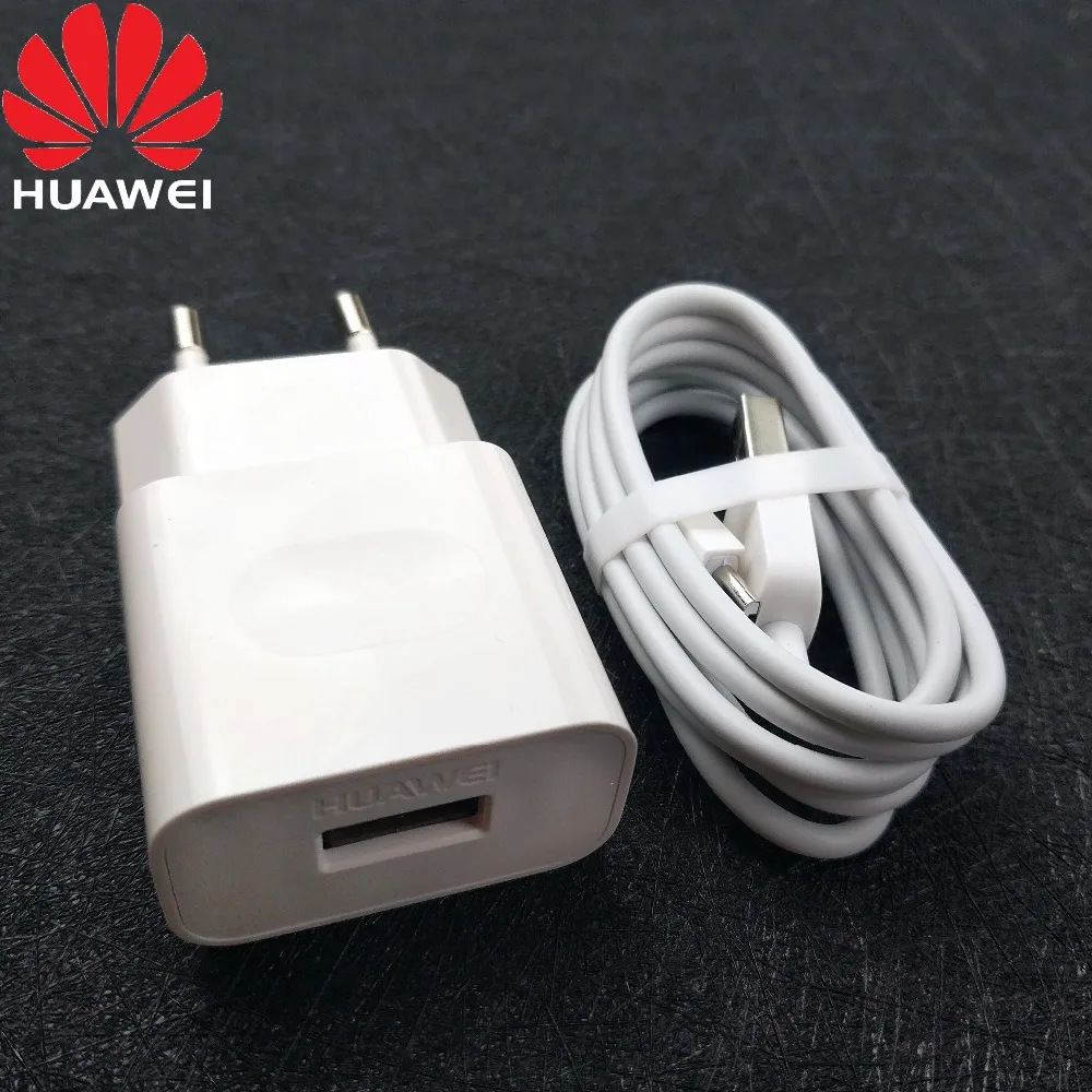 Оригинальный huawei 5 V 1A зарядное устройство Micro usb кабель Honor 7x 3C 3X 4C 4X G7 P7 P6 Смартфон