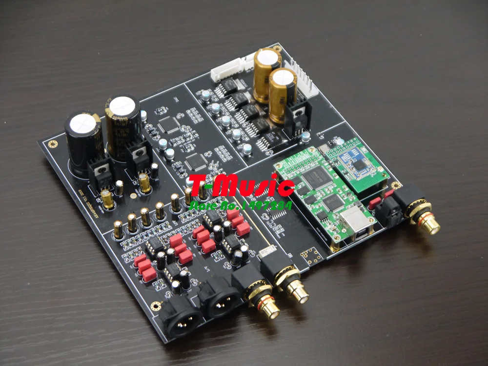 Двойной декодер AK4497 Bluetooth 5 0 плата DAC поддержка XMOS / Amanero I2S вход USB/XLR