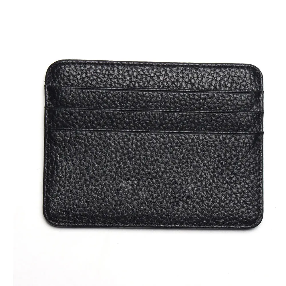 NEW Hot Sale Mens PU Leather Wallet Front Pocket Blocking Slim Mini ID Card Holder Purse Wallets Money Bags Cases | Багаж и сумки