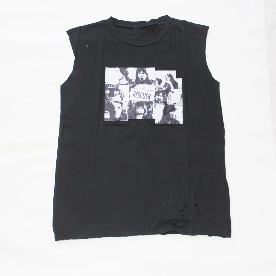 Модная футболка женская сексуальная Camisetas Mujer открытая в стиле панк-рок одежда