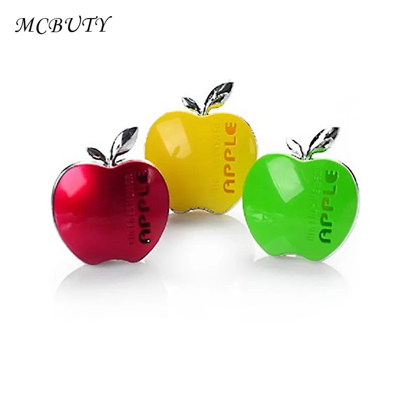 

Car Air Freshener Colorful Small APPLE Shape Air Outlet Perfume Fragrance Car APPLE Tuyere Belt Plastic Clip Interior Accessorie