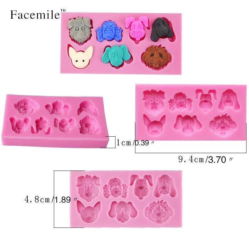 3d кастрюля для мыла и выпечки кухонная утварь печенья Форма собаки помадка