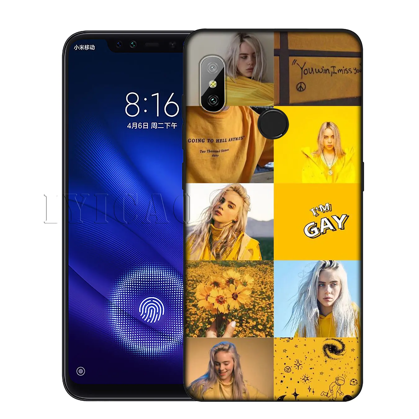 IYICAO Billie Eilish Khalid прекрасный силиконовый мягкий чехол для Xiaomi Redmi 6A 5A Note 8 7 4 4X 5 Plus 6 Pro