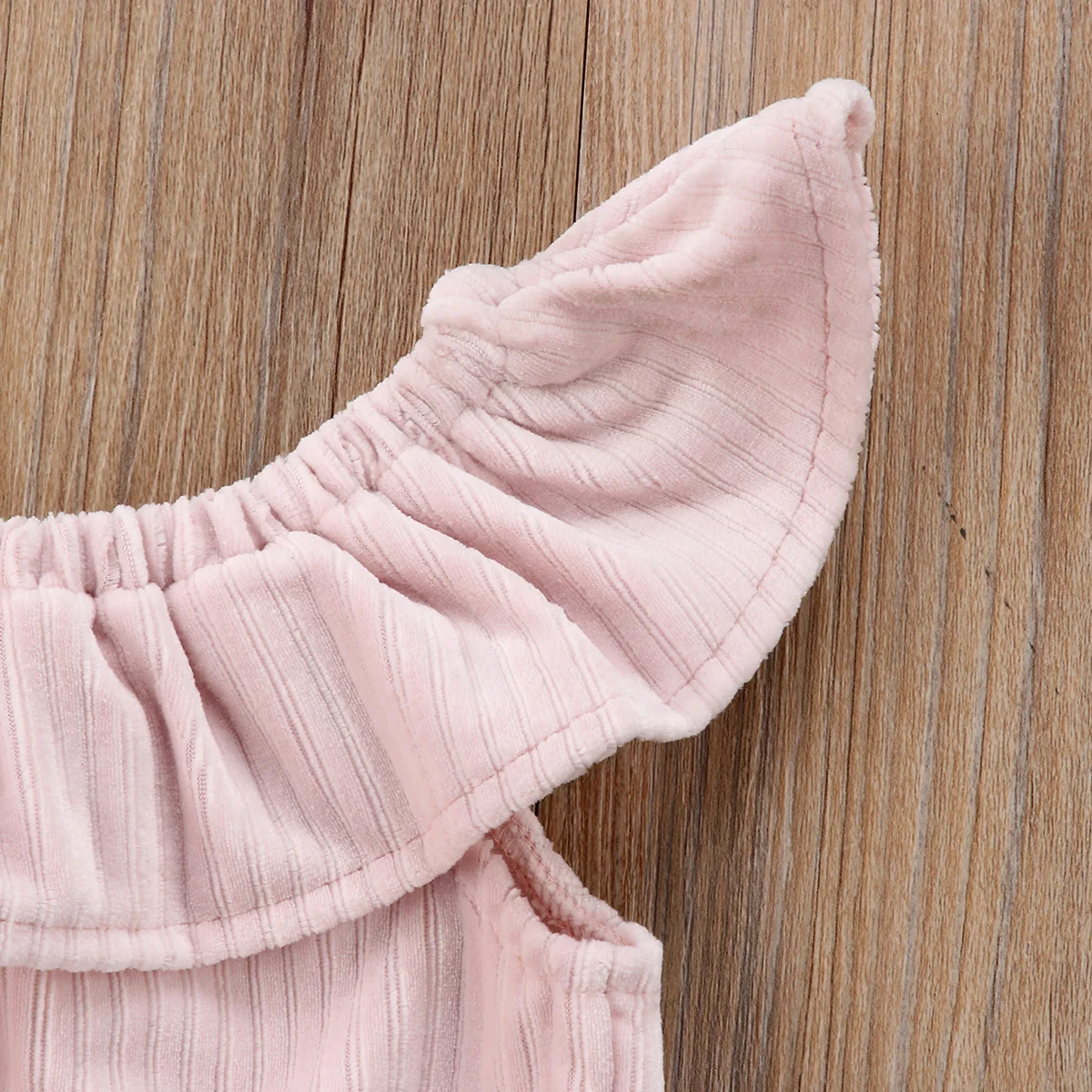 Новинка 2018 Модный комплект из 2 предметов в полоску для маленьких девочек топы с