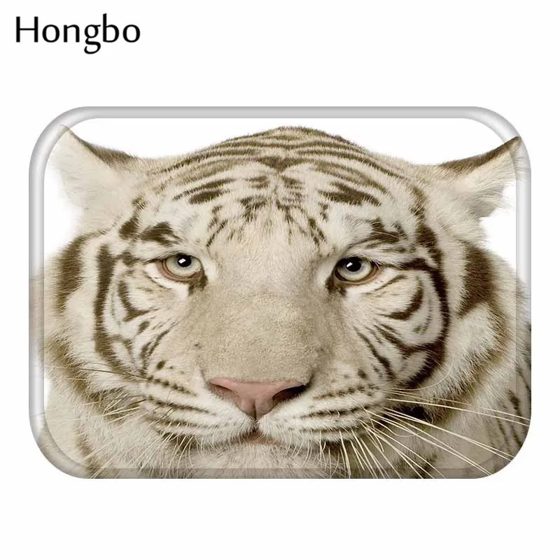 Hongbo 40*60 см тигр Собака Сова Кот узор Противоскользящий коврик дверные коврики