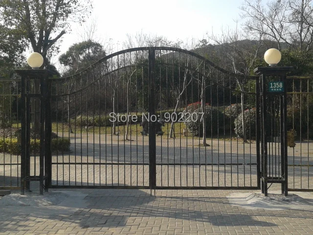 Все кованые ворота для проезжей части из железа не литые|iron driveway gate|driveway gateiron wrought