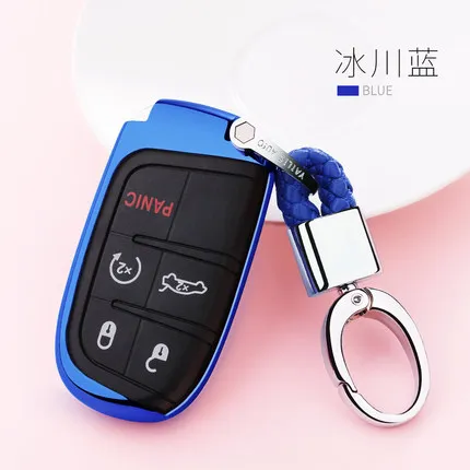 Мягкие TPU чехол Key автомобилей брелок для Jeep Grand Cherokee Chrysler 300C Renegade Патриот Fiat Freemont