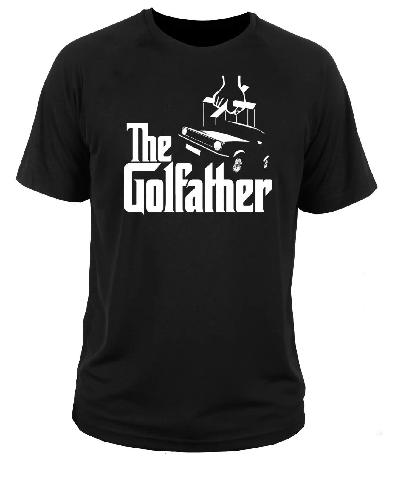 New Fashion Men's T-Shirts Short Sleeve T-shirt Golfather Germany Car Golfs Caddy Mk1 Mk2 Mk3 Mk4 Cotton | Мужская одежда