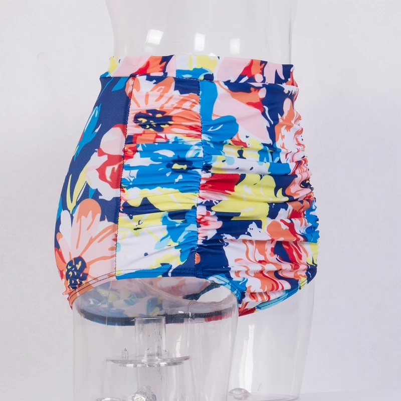 Новинка 2019 сексуальные женские бикини с цветочным принтом в стиле ретро высокой