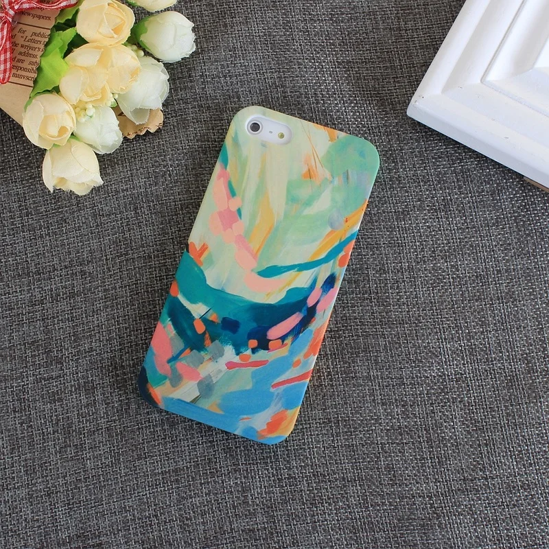Космический Поверхности Case Для iPhone 6 Граффити Рисунок Крышка Телефона вернуться