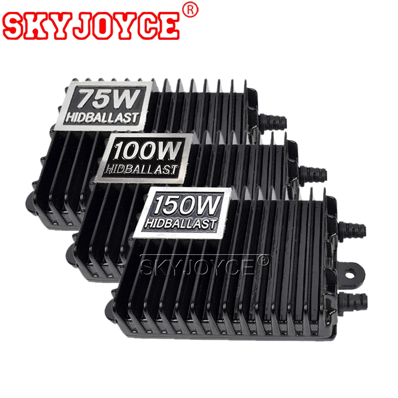 SKYJOYCE 12 в 75 Вт 100 Вт 150 Вт AC Цифровые Электронные балластные блоки для ксеноновых фар лампы H1 H3 H7 H11 9005 9006 ксеноновые лампы