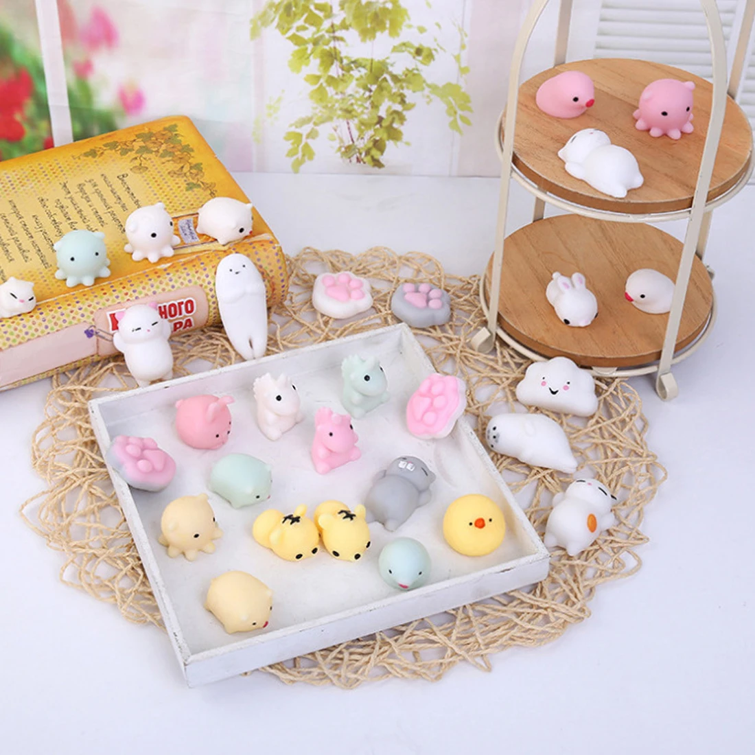 Etmakit Mini Squishy Seal милые ремешки для телефона медленно поднимающийся мягкий Пресс