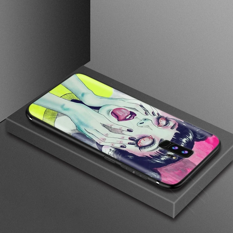 Чехол с абстрактным изображением девушки для Samsung Galaxy S20 S10 S9 S8 S7 S6 Plus Note 9 8 M30 M20 M10 Edge