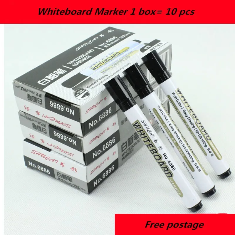 10 шт. маркер для доски красный/черный/синий/белый цвет | Канцтовары офиса и дома