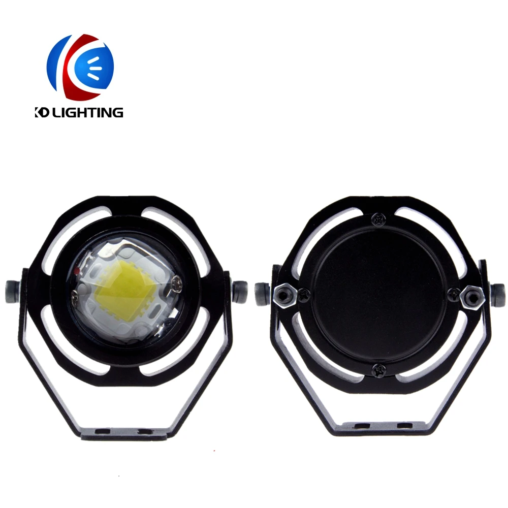 KD 2 шт. Высокая мощность DRL COB чипы 10 Вт led 480lm Eagle Eye светодиодные drl микробы 6000K-6700k