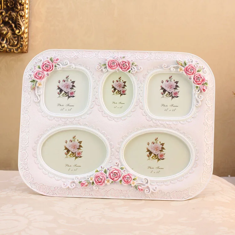 European pastoral Frame Resin 5 -hole frames creative gifts home decorations wholesale FZ5142 | Красота и здоровье