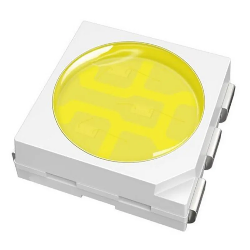 100 шт. 5050 светодиодный SMD Bead 3 В высокомощный светильник 0 2 Вт белый Чип 6000k теплый
