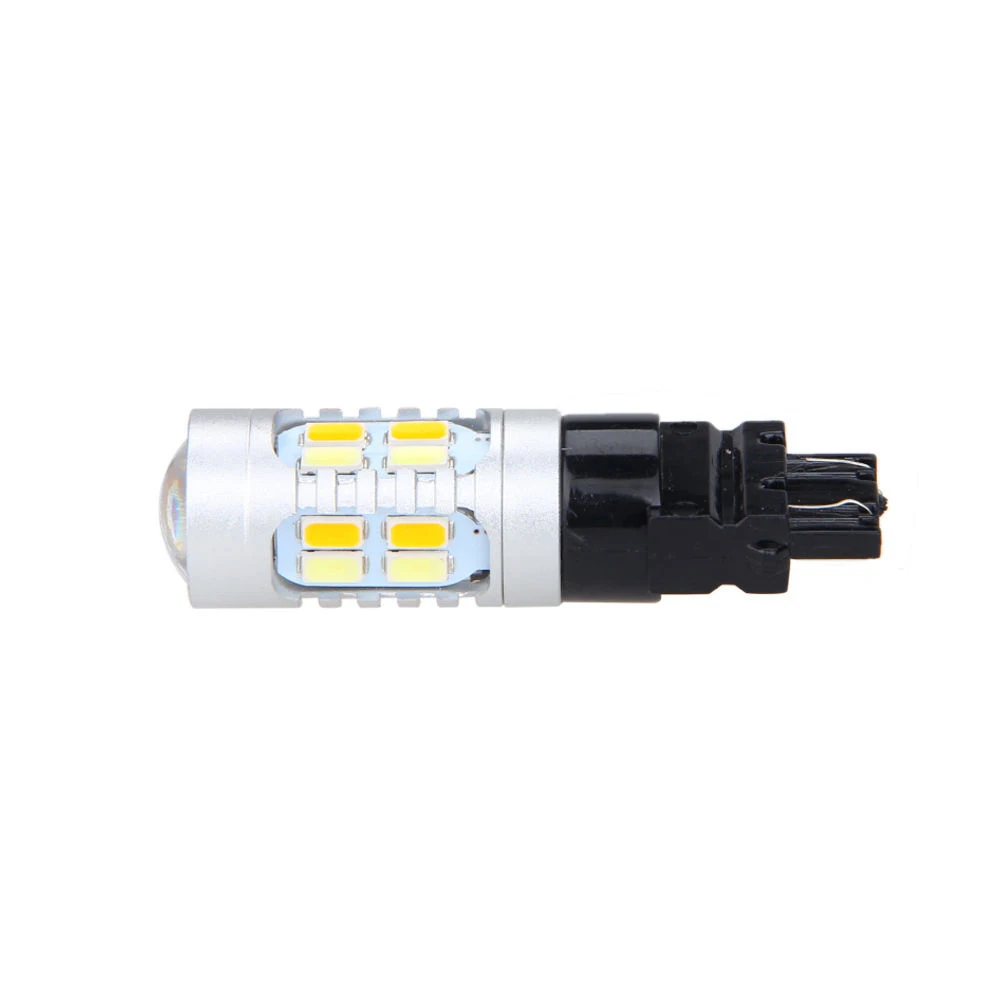 2 шт. Высокая мощность 3157 двухцветный переключатель 20 SMD 5730 светодиодные лампы