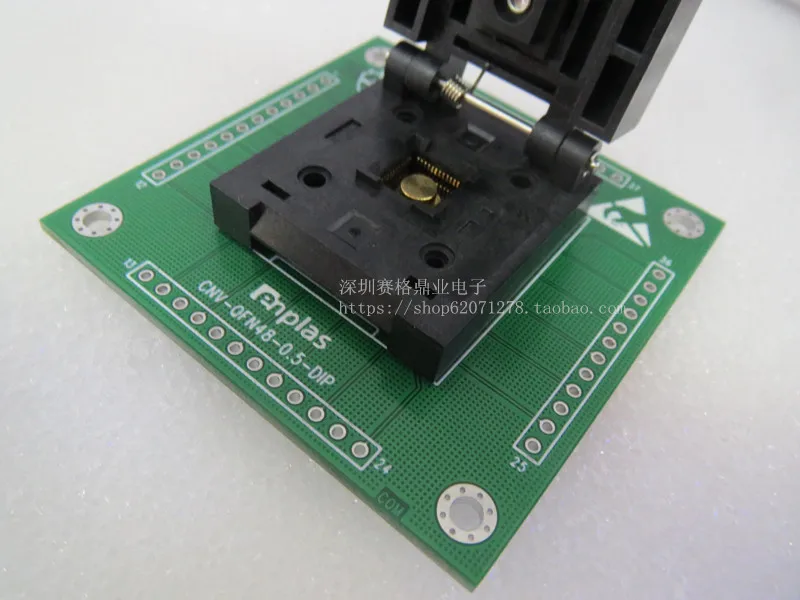 QFN 48(56)BT 0.5 01 QFN48 7X7mm шаг 0 5 мм IC Тесты сиденье скамья гнездо адаптера
