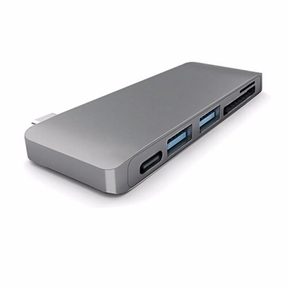 (Q) Аксессуары для ноутбука USB 3 0 Type C концентратор внешний 5 портов сплиттер с микро