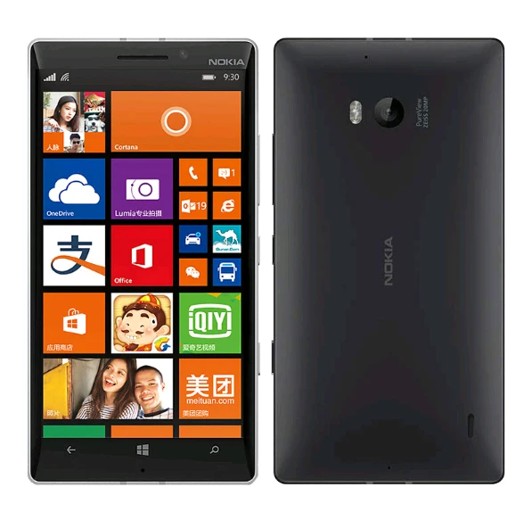 Nokia Lumia 930 разблокированный 32 Гб четырехъядерный 2,2 ГГц 2 Гб ОЗУ 5," Мп WIFI GPS Microsoft Windows отремонтированный мобильный телефон