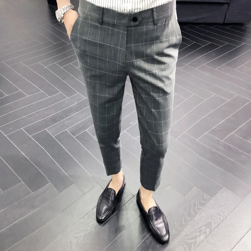 

Летние офисные классические брюки icpan, мужские повседневные деловые брюки для отдыха, деловые мужские брюки, рабочая одежда