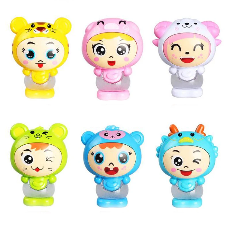 1 шт. милый Электрический ручной погремушка шейкер музыкальный ритм светильник