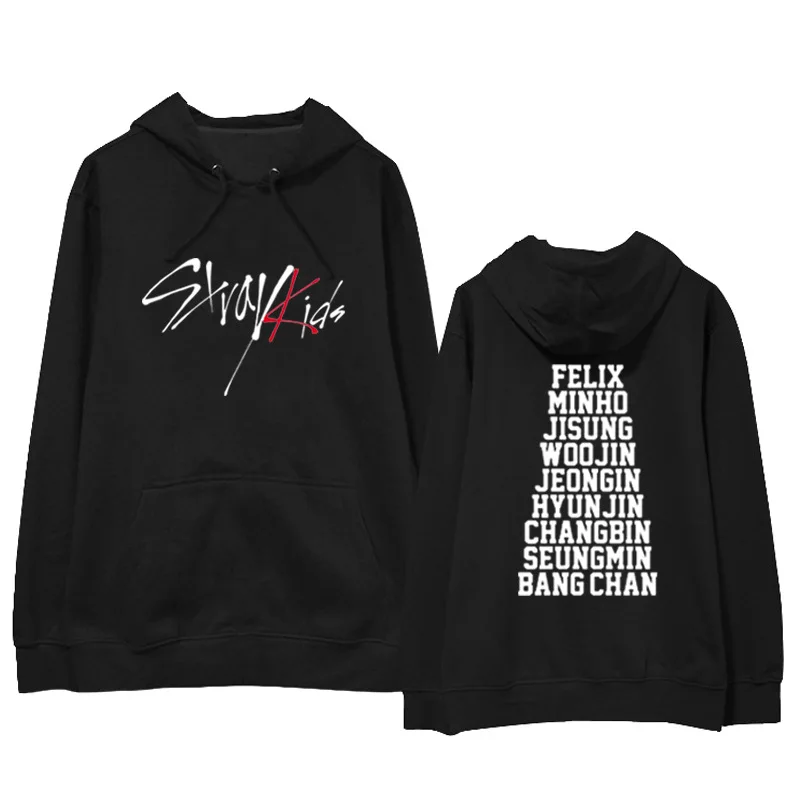 

Mainlead Kpop Straykids Hoodie I am Who Sweatershirt Outerwears with hat Unisex