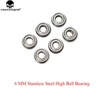 emersongear 6mm stainless steel high ball bearing for airsoft gearbox hunting accessories for gun 6mm stainless steel bd1225