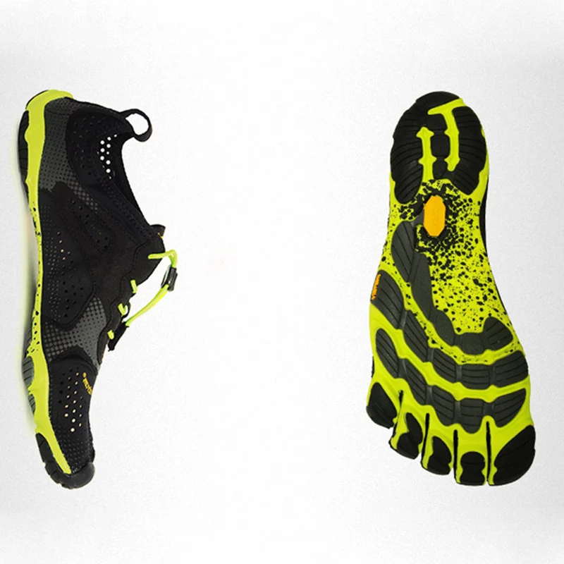 Vibram Fivefingers V-RUN мужские уличные спортивные дорожные кроссовки дышащие износостойкие кроссовки с пятью пальцами