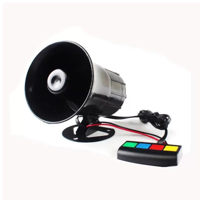 12V 110Db 30 Вт Мотоцикл Авто Автомобиль Грузовик 4 звук тон громкая сирена полиции Пожарные машины скорой помощи Предупреждение сигнализации громкоговоритель