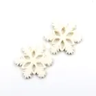 1030 шт. Смешанные Украшения Снежинка из смолы украшения с плоским основанием кабошон украшения для скрапбукинга бусины Diy аксессуары