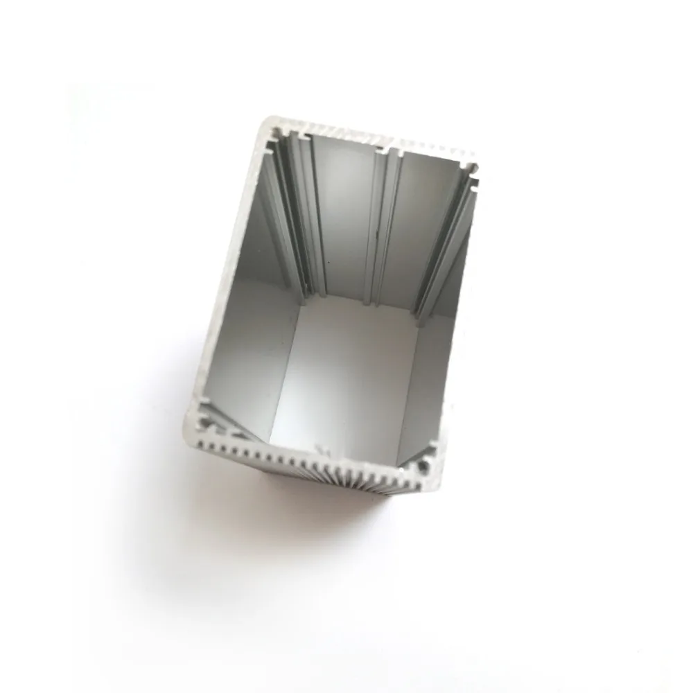 Алюминиевый корпус PCB POWER shell Electric project box desktop DIY 66*46*100 мм новый серебристый|enclosure