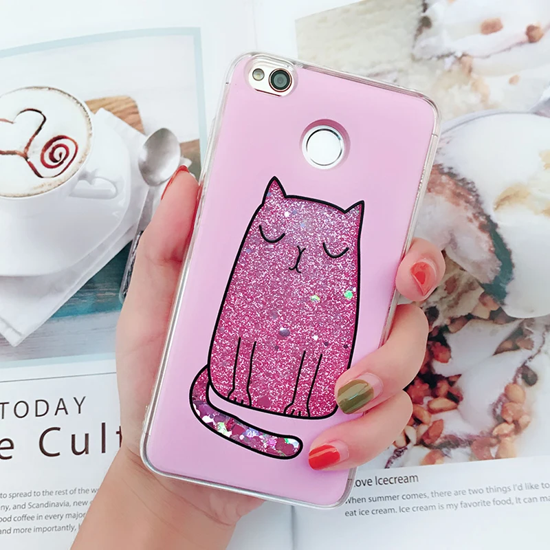 Case For Xiaomi Redmi 5 Plus S2 Note 4X 4A 5A Pro 6X Quicksand Liquid Glitter Dynamic Soft TPU Cover |